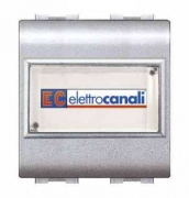 6,0 PZ Di LIFE ART.4025TEC PULSANTE CON PORTANOME TEC
