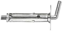 100,0 PZ Di MINI TASSELLO GANCIO CORTO D 6 MM ACC ZINCOCR