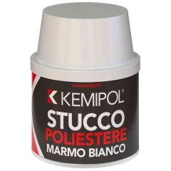 12,0 PZ Di STUCCO POLIESTERE MARMO BIANCO 150 ML