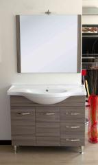 1,0 PZ Di MOBILE BAGNO ANTONELLA 2 ANTE + 3 CASSETTI 105 PAL