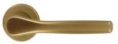 10,0 PZ Di MEZZA MANIGLIA ALLUMINIO ANODIZZ BRON C/ROSET