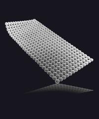 6,0 PZ Di TAPPETO VASCA ROND 72X36 CM CRYSTAL