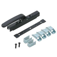 5,0 PZ Di CARIGLIONE ACCIAIO 686 ASTE ESTERNE 10X10 MM NERO