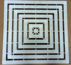 1,0 PZ Di PEDANA DOCCIA IN PLASTICA 60X60 CM*