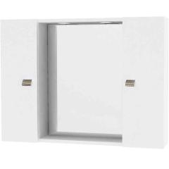 1,0 PZ Di SPECCHIO DA BAGNO 198 CON 2 ANTE BIANCO