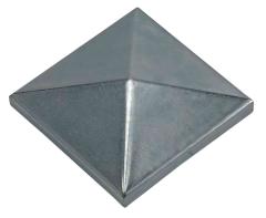 20,0 PZ Di COPRIPILASTRO ACCIAIO QUADRO  50X 50 MM