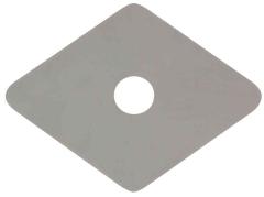 100,0 PZ Di RONDELLA PLASTICA ROMBOIDALE ART.353 28027027*
