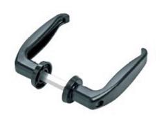 6,0 BL Di BL MANIGLIA C/VITE IN TESTA ANTE 35/45 MM NERO