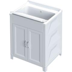 1,0 PZ Di KIT LAVATOIO RESINA ANTIACIDO 60X50 CM BIANCO