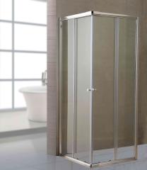 1,0 PZ Di PARETE FISSA CRISTALLO TRASP. 6 MM 64/70 CM LUSSO