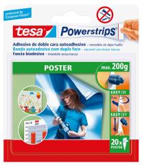 15,0 CF Di TESA POWERSTRIPS 20 STRISCE BIADESIVE POSTER