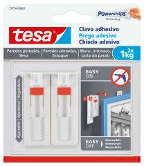 8,0 CF Di GANCIO PER QUADRO ADESIVO TESA REGOLABILE 2 PZ