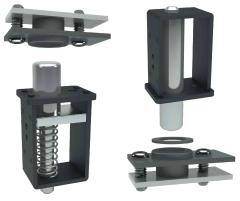 1,0 CF Di KIT LATO CARDINE E PIASTRE 913 PER CANCELLO 30X40