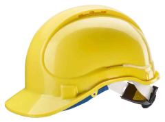 1,0 PZ Di ELMETTO PROTEZIONE LAVORI IN QUOTA EN397 GIALLO