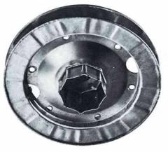 1,0 PZ Di PULEGGIA C/CALOTTA ACC D 220 MM PER RULLO OTTAG