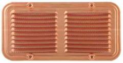 1,0 PZ Di GRIGLIA AERAZIONE RAME 14X25 CM