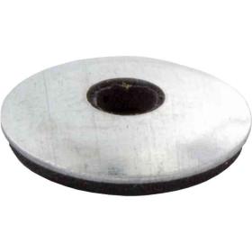 100,0 PZ Di RONDELLA FERRO C/GUARNIZ D 6,7X19 ZINCATA