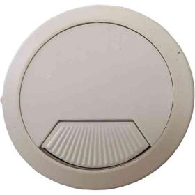 20,0 PZ Di BOCCHETTA PASSACAVI D 60 MM PLASTICA GRIGIO