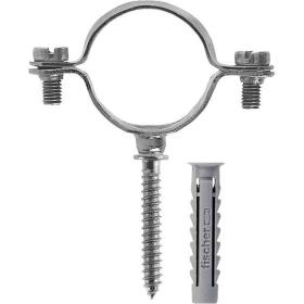1,0 CF Di FISCHER 10 COLLARI MM.14 CZV CON VITE + TASSELLO