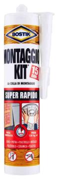 1,0 PZ Di BOSTIK MONTAGGIO KIT SUPER RAPIDO 370 G CARTUC