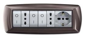 1,0 PZ Di PLACCA LIFE MOD. LIVING PLAST. ALL.NOTTE 7P