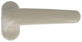 1,0 CP Di MANIGLIA PER INFISSI ALLUMINIO BIANCO PERLA RAL101