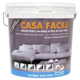1,0 PZ Di IDROPITTURA SUPERLAVABILE CASA FACILE 14 L