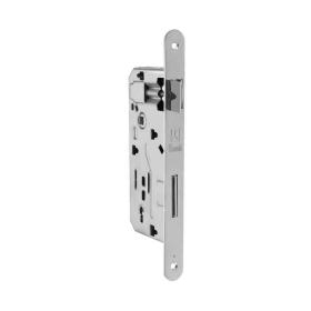 5,0 PZ Di PATENT SERRATURA Q.8/90 NICHEL 40 B.TONDO S/GACCIA