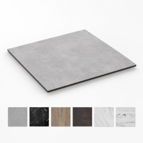 Piano tavolo HPL 70x70 cm spessore 10 mm per tavoli bar ristorazione e contract