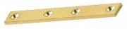 50 PZ Di LASTRINA OTTONE DIR. A 4 FORI ART.860 CM. 6*