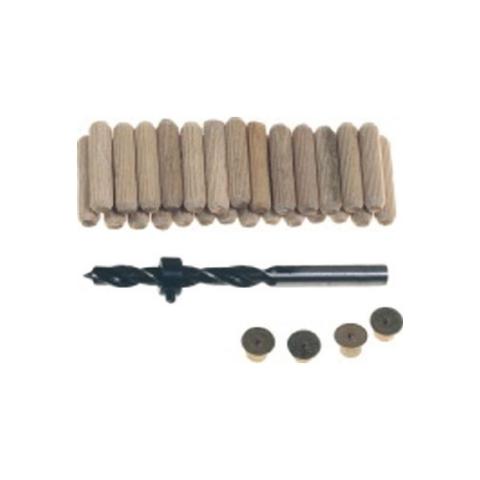 Kit di assemblaggio completo x spinatura punta mm 6 + boccola + tasselli + spine