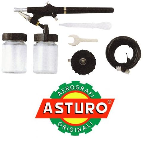 AEROGRAFO ASTURO AERO PENNA AEROPENNA MINI MODELLISMO DECORAZIONE COMPRESSORE