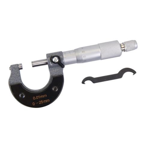 MICROMETRO ANALOGICO CALIBRO SPESSIMETRO DA 0.01 A 25 MM PER ESTERNI
