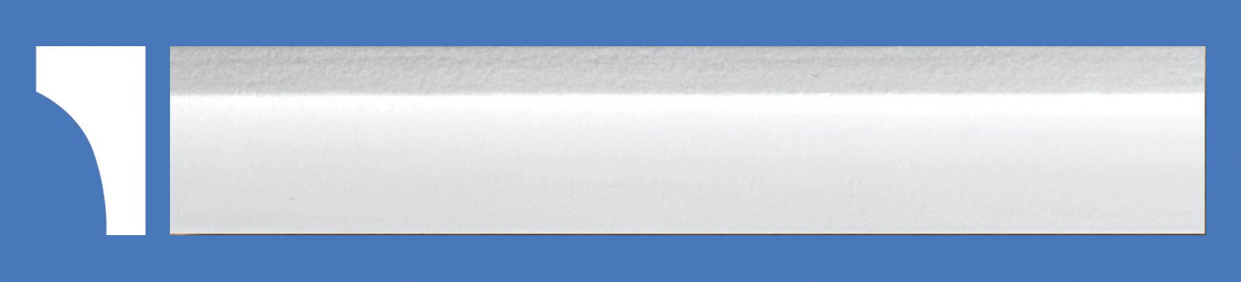 6 PZ Di *CORNICETTA IN GESSO ART. C04316  ML.1,5