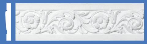 6 PZ Di *CORNICETTA IN GESSO ART. C08511  ML.1,5