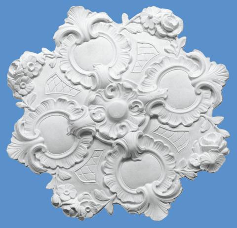 1 PZ Di *ROSONE IN GESSO ART. R04626