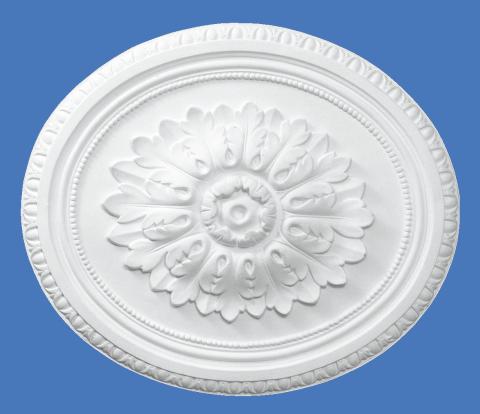 1 PZ Di ROSONE IN GESSO ART. R04916