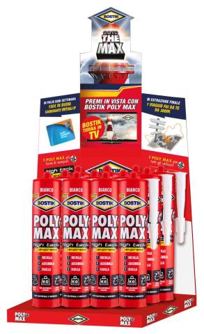 1 PZ Di BOSTIK ESP.12CART 425G POLIMAX HIGH TACK BIAN