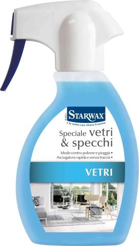 12 PZ Di STARWAX DETERGENTE VETRI CONCENTRATO-250 ML.