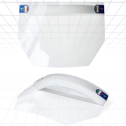 VISIERA PROTETTIVA DI SICUREZZA SCHERMO FACCIALE VISIERE MASCHERE VISO PARAFIATO