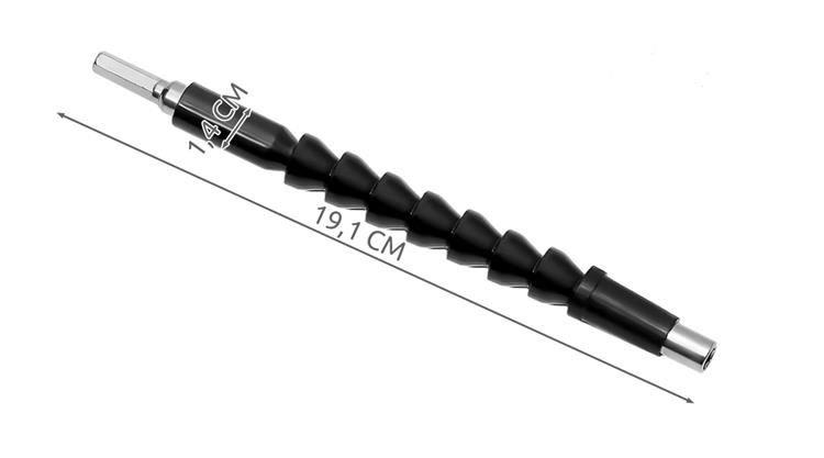 SNODO FLESSIBILE ANGOLARE PER BIT INSERTI SUPPORTI X BIT PER TRAPANO AVVITATORE