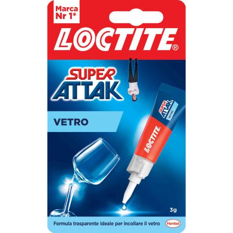1,0 PZ Di ADESIVO ATTAK VETRO 3 G