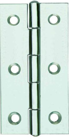 12,0 PZ Di CERNIERA PERNO FISSO  120 IN INOX 1.1/2 26X40 MM