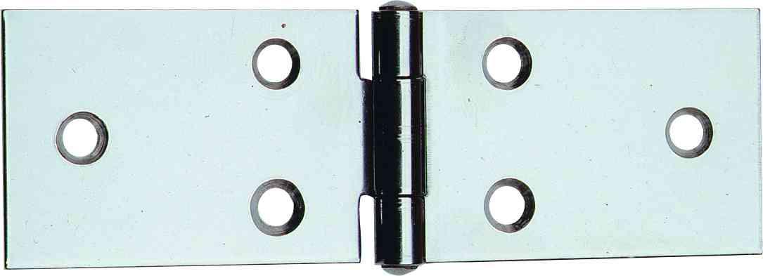 12,0 PZ Di CERNIERA PERNO FISSO  122 IN INOX 3.1/4 31X80 MM