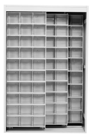 1,0 PZ Di ARMADIO 2 P.SCORREVOLI CRISTAL BOX 104 CASS.