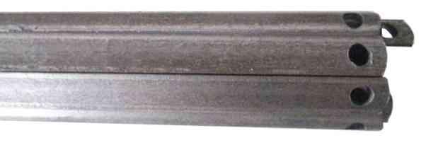 25,0 PZ Di FERRO CREMONESE 1/2 TONDO 14X3,5 MM H 160 CM