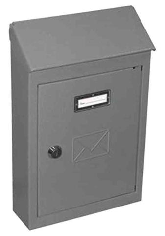 6,0 PZ Di CASSETTA POSTALE 2500 C C/TETTO E CIL 20X6X30 GRIG