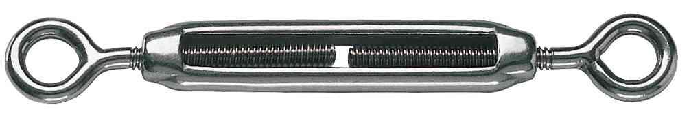 10,0 PZ Di TENDITORE DUE OCCHIOLI ACCIAIO INOX M8