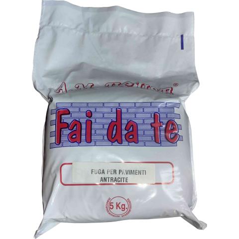 4,0 PZ Di FUGA PER PAVIMENTI ANTRACITE DA 5 KG