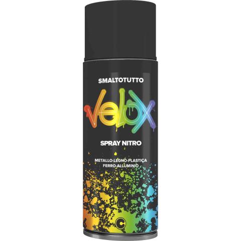 6,0 PZ Di VELOX SPRAY NITRO NERO LUCIDO N.124